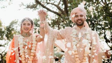 Armaan Malik and Aashna Shroff Tie the Knot in a Traditional Wedding Ceremony; See Their Outfits Designed by Manish Malhotra (View Pics)