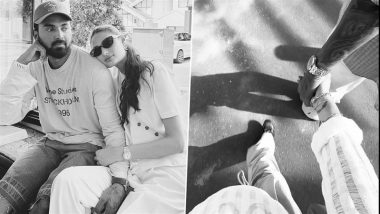 Athiya Shetty Flaunts Baby Bump in Heartwarming Stroll With Husband KL Rahul; Says ‘Be Kind to Your Heart’ (View Pic and Video)