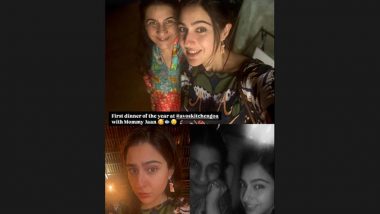 Sara Ali Khan Posts Sweet Selfie From First Dinner of 2025 With ‘Mommy Jaan’ Amrita Singh (View Pic)