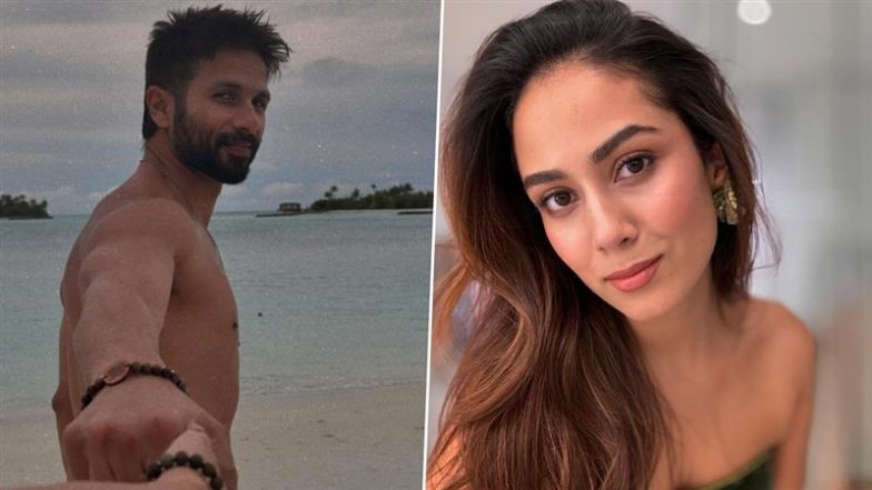 Mira Rajput Shares Heartwarming Photo of Shahid Kapoor From Their Maldives Vacation; Says ‘Come Away With Me’ (View Pics)