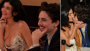 Timothee Chalamet and Kylie Jenner Share a Sweet Moment with a Kiss at Golden Globes 2025 (View Pics)