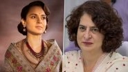 &lsquo;Emergency&rsquo;: Kangana Ranaut Invites Priyanka Gandhi and Family To Watch Her Film on Former Prime Minister Indira Gandhi