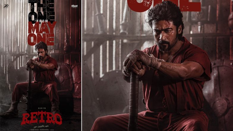 'Retro': Suriya’s Intense Look Unveiled in Karthik Subbaraj’s Upcoming Film Poster