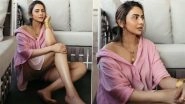 Rakul Preet Singh Dazzles in Oversized Pink Shirt; Actress Asks Fans To Caption Her Post (View Pics)