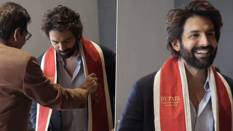 Kartik Aaryan Receives Engineering Degree From DY Patil University After Over a Decade, Says ‘What a Journey It’s Been’ (Watch Video)