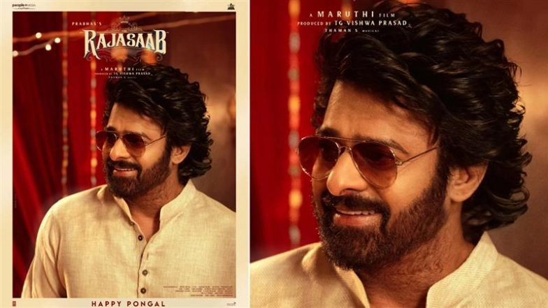 ‘The Raja Saab’ Postponed? Prabhas Dazzles in Vintage Festive Look in New Poster Unveiled for Sankranthi and Pongal (View Pic)