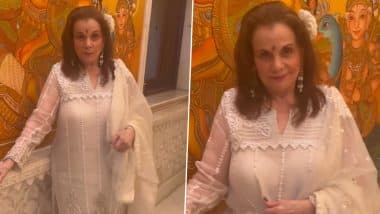 Mumtaz Dazzles Fans in White Salwar Kurta, Promises to Wear Saree Next