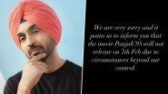 &lsquo;Punjab 95&rsquo; Release Date: Diljit Dosanjh Announces Delay in Biopic on Sikh Activist Jaswant Singh Khalra; Actor Writes &lsquo;Circumstances Beyond Our Control&rsquo; (View Post)