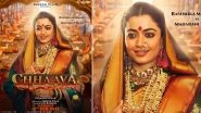 &lsquo;Chhaava&rsquo;: Rashmika Mandanna Unveils Her Stunning First Look As Maharani Yesubai in Vicky Kaushal Starrer (View Poster)