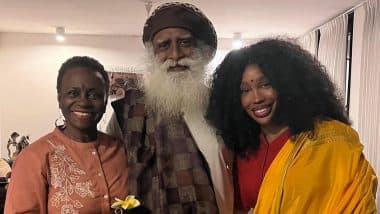 American Singer SZA Shares Her Profound Spiritual Experience at Sadhguru’s Isha Foundation; Says, ‘No Phone, No Mirrors, No Eye Contact for 8 Days’ (View Post).