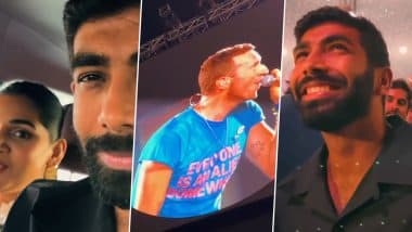 Coldplay Ahmedabad Concert 2025: Jasprit Bumrah Shares Heartwarming Family Moments, Calls It an ‘Experience of a Lifetime’ (Watch Video)