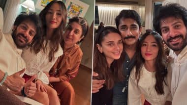 ‘Bigg Boss 18’ Winner Karanveer Mehra Enjoys Fun-Filled Evening With Chum Darang, Farah Khan, Siddharth, and Aditi Rao Hydari; Says ‘Kuch Nahi Badla, Hum Dewane the, Dewane Hi Rahe’ (View Pics)