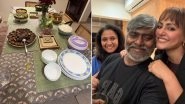 &lsquo;Griha Laxmi&rsquo; Star Hina Khan Enjoys Bengali Food at Co-Actor Dibyendu Bhattacharya&rsquo;s Home, Calls It a &lsquo;Memorable Dinner Night&rsquo; (View Pics)