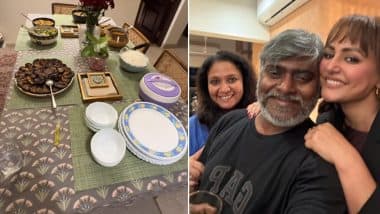 Hina Khan Enjoys a ‘Memorable Dinner Night’ with Bengali Delicacies at Co-actor Dibyendu Bhattacharya’s Home