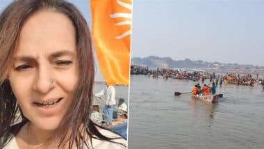 Maha Kumbh 2025: Veteran Actress Kitu Gidwani Shares Spiritual Experience After Taking a Dip in Sangam (Watch Video)