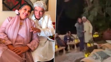 Javed Akhtar 80th Birthday Celebrations: Shabana Azmi Shares Glimpse of Movie Night Hosted by Zoya Akhtar, Farhan Akhtar and Shibani Dandekar; Says ‘It Was Glorious’ (Watch Video)