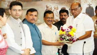 Arvind Kejriwal Thanks Sharad Pawar for Extending Support to Its INDIA Bloc Ally AAP Over Congress for Delhi Assembly Elections 2025