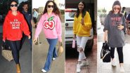 Kareena Kapoor Khan, Ananya Panday & Other Bollywood Actresses Embrace Comfort and Style with Sweatshirts! (View Pics)