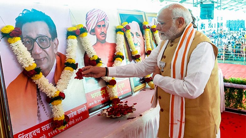Bal Thackeray Birth Anniversary 2025: PM Narendra Modi Pays Tribute to Shiv Sena Founder, Says 'He Was Uncompromising When It Came to His Core Beliefs'