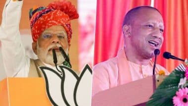 Maha Kumbh Mela 2025: Craze Among Devotees to Take Selfies With Cutouts of PM Narendra Modi, CM Yogi Adityanath in Kumbh (Watch Videos)