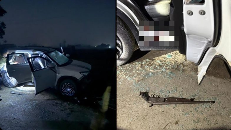 Uttar Pradesh Encounter: Wanted Criminal, 3 Aides Killed in Gun Fight in Shamli With UP STF; Cop Sustains Gunshot Wounds (See Pics)