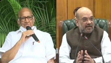 Sharad Pawar ‘Tadipaar’ Remark on Amit Shah: BJP Slams NCP-SP Supremo for His Comments, Asks Veteran Leader To Stop Spreading ‘Wrong Information’ About Home Minister