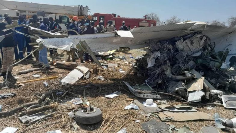 Sudan Plane Crash: At Least 18 Killed After Small Plane Crashes in Remote Part of South Sudan (See Pics and Video)