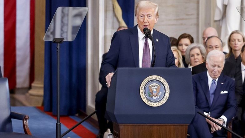 Donald Trump Oath Ceremony 2025: Estimated 24.6 Million TV Viewers Watched US President’s Inauguration Coverage, Smallest Since Barack Obama’s Second Inauguration in 2013