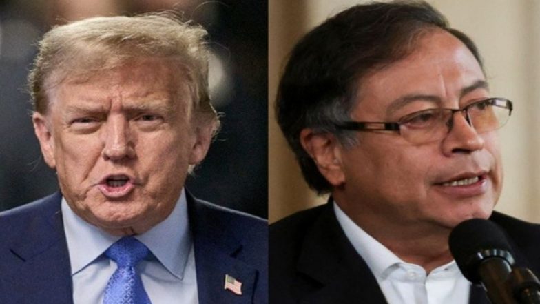 Donald Trump Announces ‘Emergency 25% Tariffs’ on Colombia, Hours After President Gustavo Petro Denies Entries to Deportation Flights