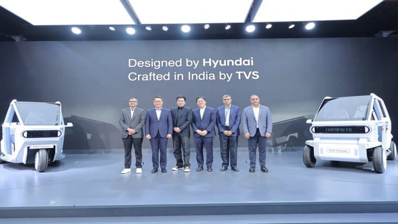 TVS Motor and Hyundai Motor Unveil Electric Vehicle Concepts at Bharat Mobility Global Expo 2025