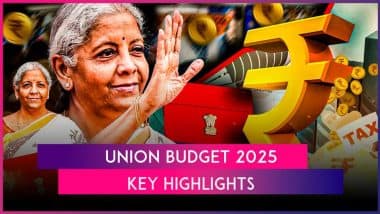 Union Budget 2025: From Zero Income Tax up to INR 12 Lakh to Insurance Cover for Gig Workers, Here Are Highlights of Nirmala Sitharaman’s Budgetary Speech