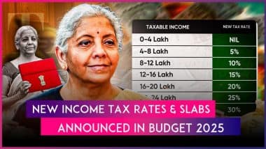 Zero Tax on Income up to INR 12 Lakh, New Income Tax Rates and Slabs Announced in Budget 2025