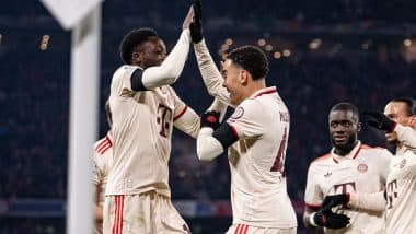 Bayern Munich 1–1 Celtic UEFA Champions League 2024–25: Alphonso Davies’ Injury Time Winner Helps German Giants Qualify for Last 16, Win 3–2 on Aggregate Against Scottish Premiership Leaders