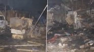Mumbai Fire: Massive Blaze Erupts in Slum Area of Goregaon, No Injuries Reported; Video Shows Clouds of Smoke Emanating