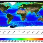 ISRO Shares Picture of  Phytoplankton Concentration on Global Scale Captured From EOS-06, India’s 3rd-Generation Satellite in Oceansat Series