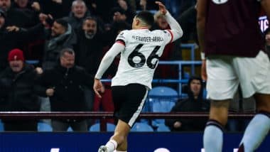 Aston Villa 2-2 Liverpool Premier League 2024–25: Mohamed Salah and Trent Alexander-Arnold Score as The Reds Earn Point To Extent Lead in Standings