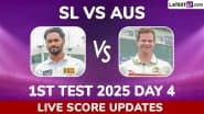 SL 156/7 in 49.2 Overs (Trail By 498 Runs) | Sri Lanka vs Australia Live Score Updates of 1st Test 2025 Day 4: Dinesh Chandimal Departs For 72