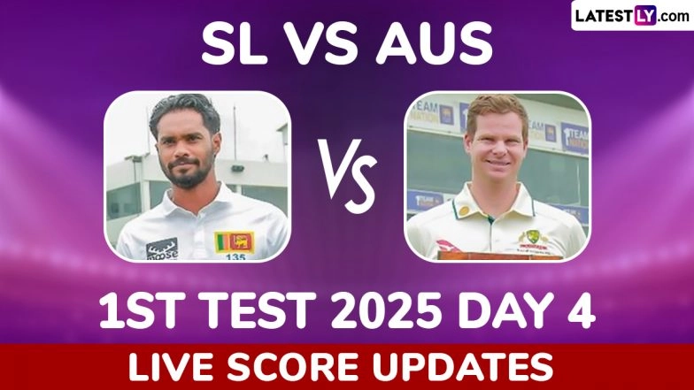 Sri Lanka National Cricket Team vs Australia National Cricket Team 1st Test Day 4 Highlights