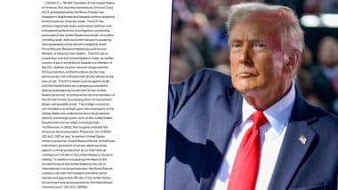 Donald Trump Slaps Sanctions on ICC Over ‘Baseless’ Arrest Warrant Against Israeli PM Benjamin Netanyahu, Signs Executive Order To Eradicate ‘Anti-Christian Bias’