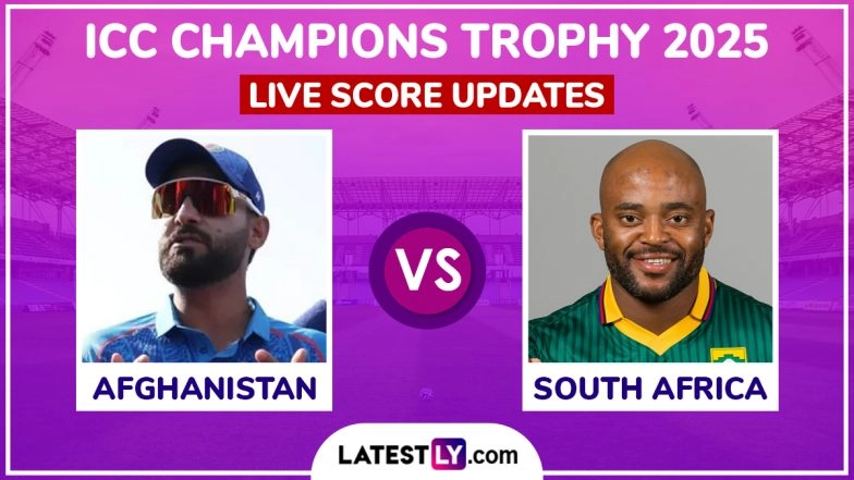 Afghanistan Cricket National Team vs South Africa National Team ICC Champions Trophy 2025 Highlights