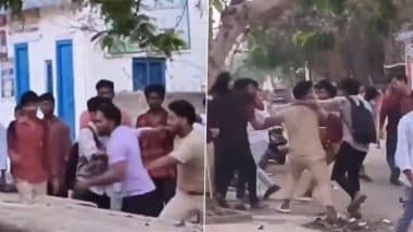 Gaming Turns Violent in Andhra Pradesh: Brawl Erupts Between 2 Student Groups Over Free Fire in Eluru, Video Goes Viral