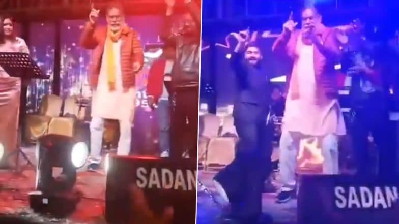 Manohar Lal Panth Aka Mannu Kori Dance Viral Video: UP Minister Seen Dancing on Stage at Orchestra Party in Chitrakoot
