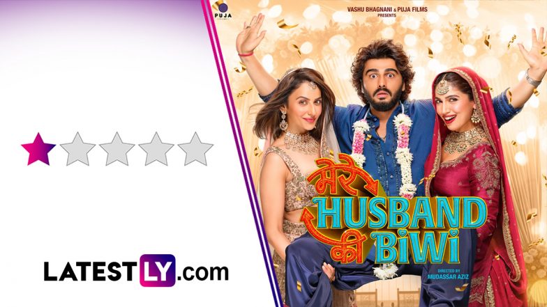 &lsquo;Mere Husband Ki Biwi&rsquo; Movie Review: Arjun Kapoor, Bhumi Pednekar and Rakul Preet Singh&rsquo;s Romcom Is Unfunny and Unredeemable (LatestLY Exclusive)