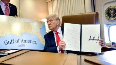 ‘Gulf of America’: US President Donald Trump Signs Proclamation, Renaming Gulf Mexico, Declares February 9 As Gulf of America Day