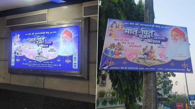 ‘Asaram Parent’s Worship Day’ Ads Featuring Rape Convict Spotted in Delhi Metro, Navi Mumbai; DMRC Responds After Pics Go Viral