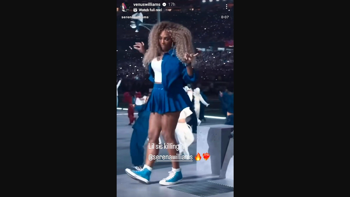 Serena Williams at 2025 Super Bowl (Photo Credit: Instagram/VenusWilliams)