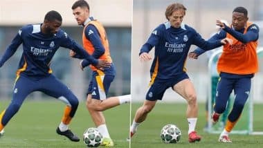 Real Madrid Team News: Antonio Rudiger, David Alaba Join Training Ahead of UEFA Champions League 2024-25 Match Against Manchester City, Lucas Vasquez Out With Injury