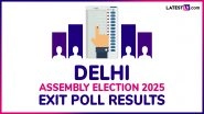 Delhi Exit Poll 2025 Result: AAP, BJP in Neck-And-Neck Fight, Says Matrize Survey on Delhi Assembly Elections; Check Projected Seat Numbers