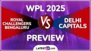 RCB-W vs DC-W WPL 2025 Preview: Likely Playing XIs, Key Battles, H2H and More About Royal Challengers Bengaluru vs Delhi Capitals Women's Premier League Match in Bengaluru