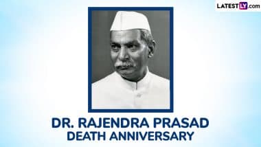 Dr Rajendra Prasad Death Anniversary 2025: Remembering the First President of Independent India To Honour His Inspirational Legacy (Watch Video)